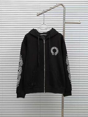 Men's Chrome Hearts Classic Black Hoodie